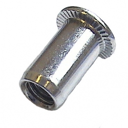 M5 Rivet Nut, Flanged, Stainless Steel, Grip range 0.50 - 3.0mm, Hole Size 7.1mm