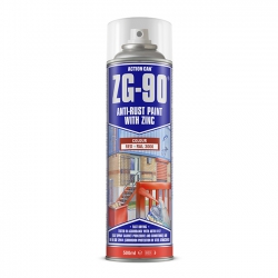 Red ZG-90 Galvanised Aerosol Spray Paint 500ml ACTION CAN 1938