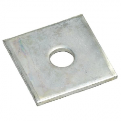 Square Plate Washers M8 M10 M12 M14 M16 Thick Zinc Plated bright 40mm 40mm 